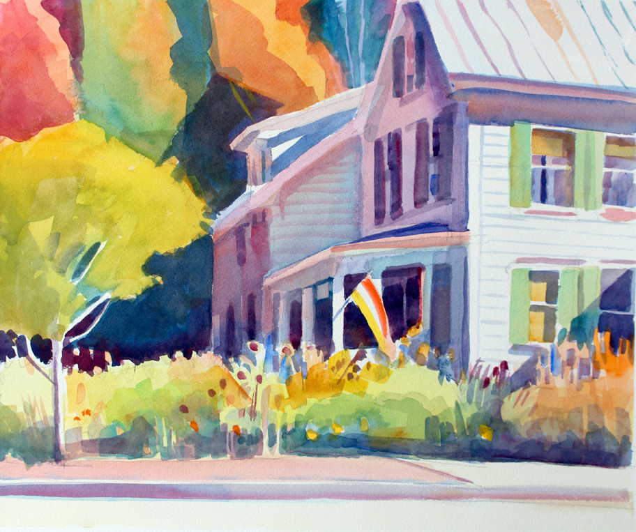 12" x 15", watercolor on Arches paper