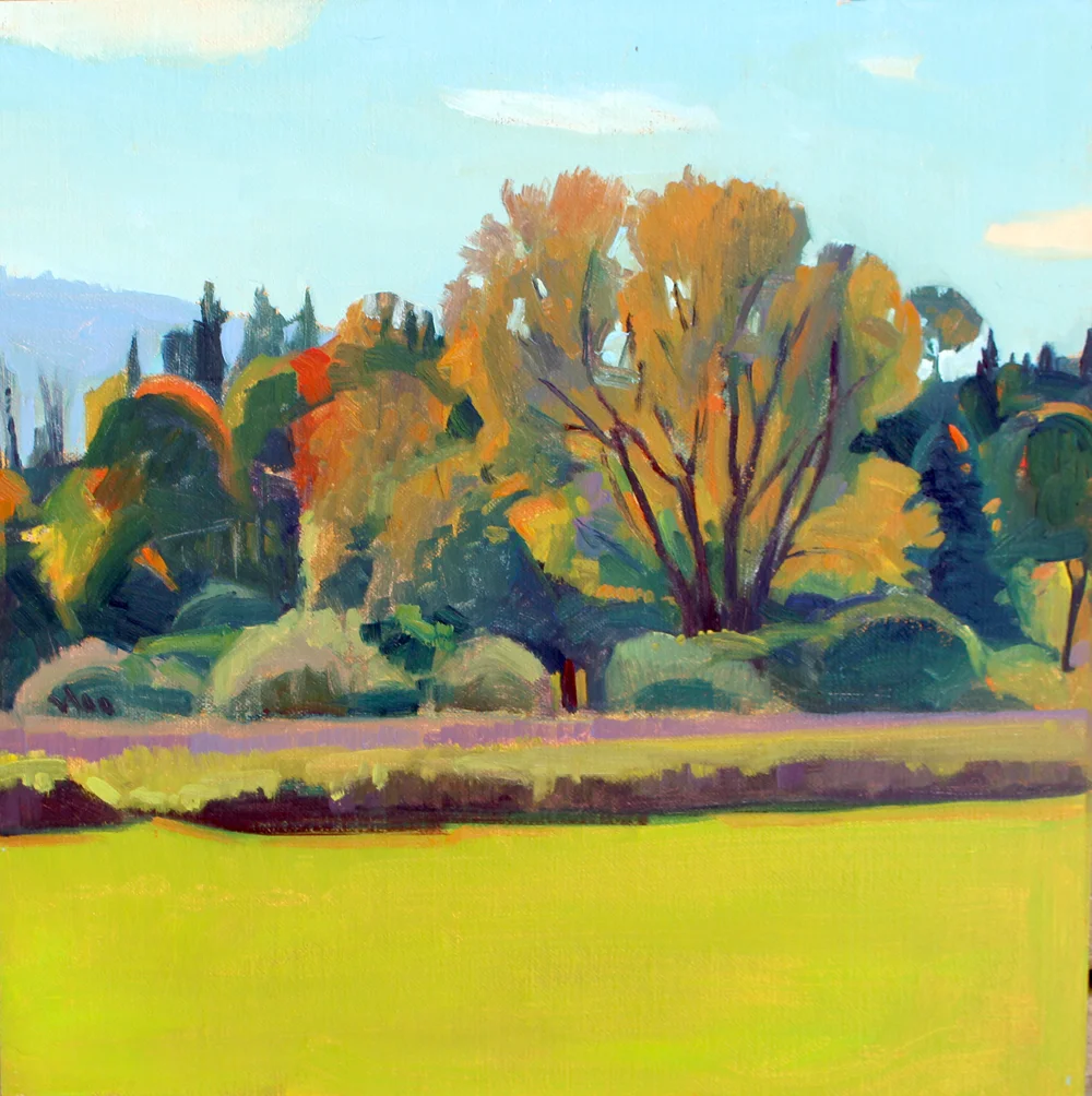 "Johnson Farm Study 10", 12" x 12", oil on linen panel