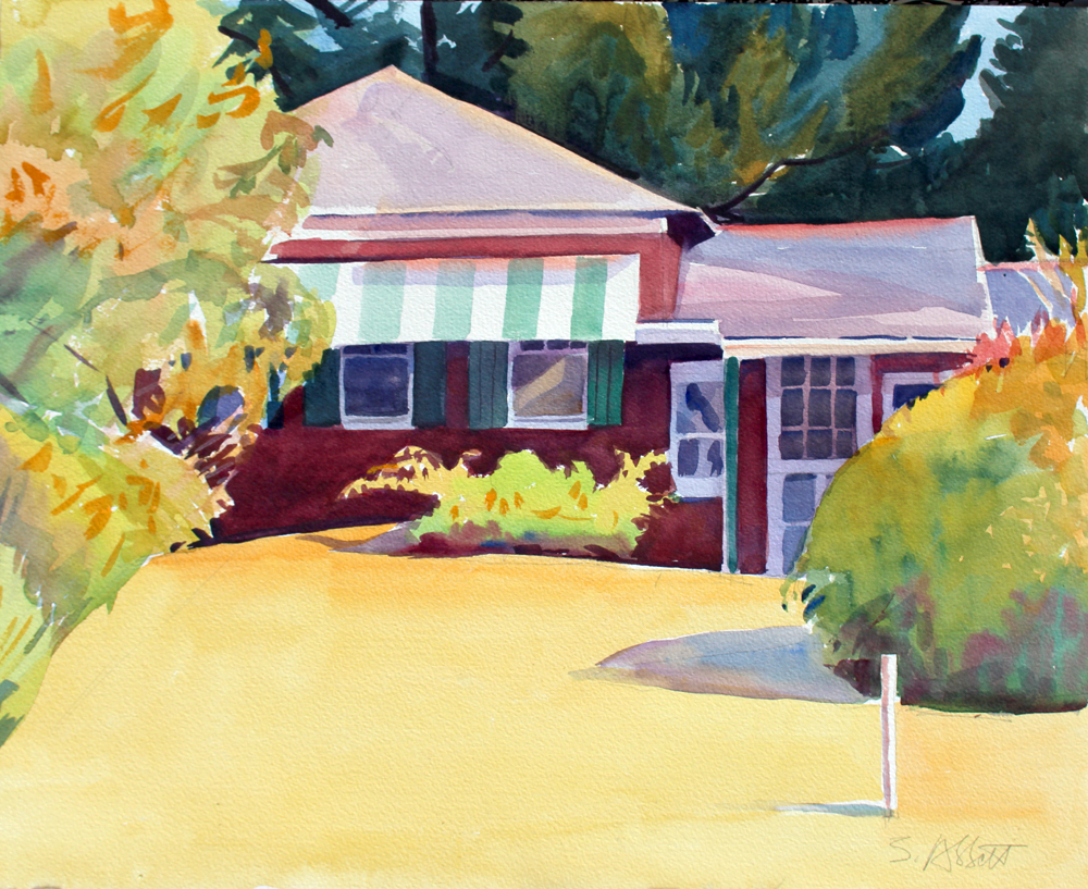 15" x 17". watercolor on Arches paper