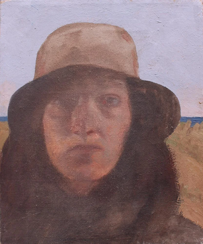 Susan Abbott, “Self Portrait by the Ocean”