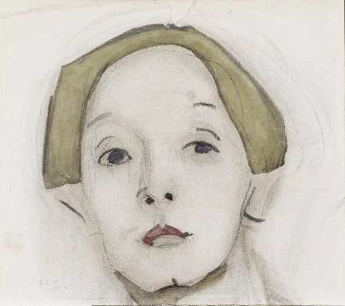 Helene_Schjerfbeck, “Self Portrait”