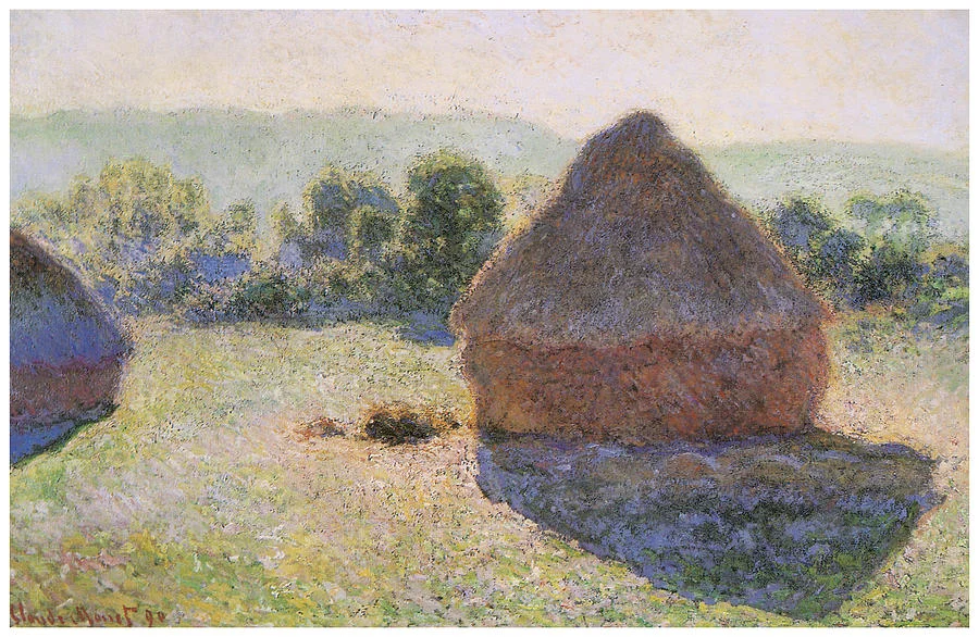 Claude Monet, “Haystacks at Noon”, oil on canvas