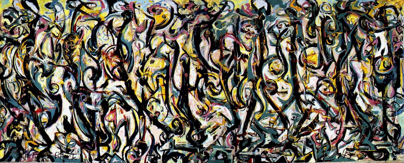 “Mural”, Jackson Pollack, oil on canvas