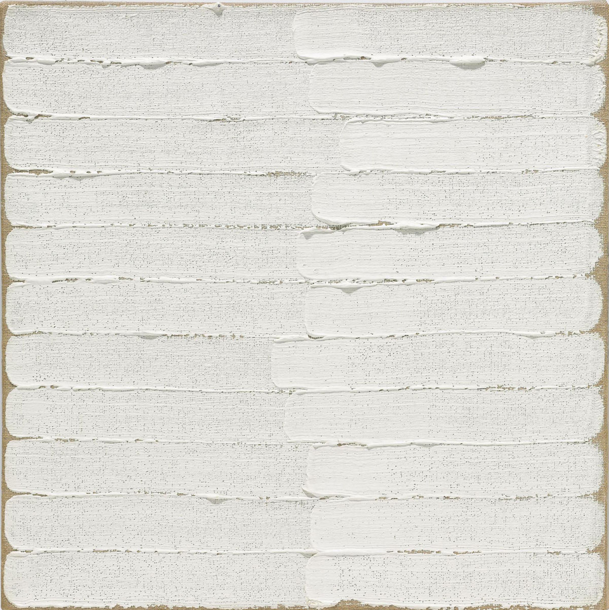 Robert Ryman, “Untitled”, oil on linen