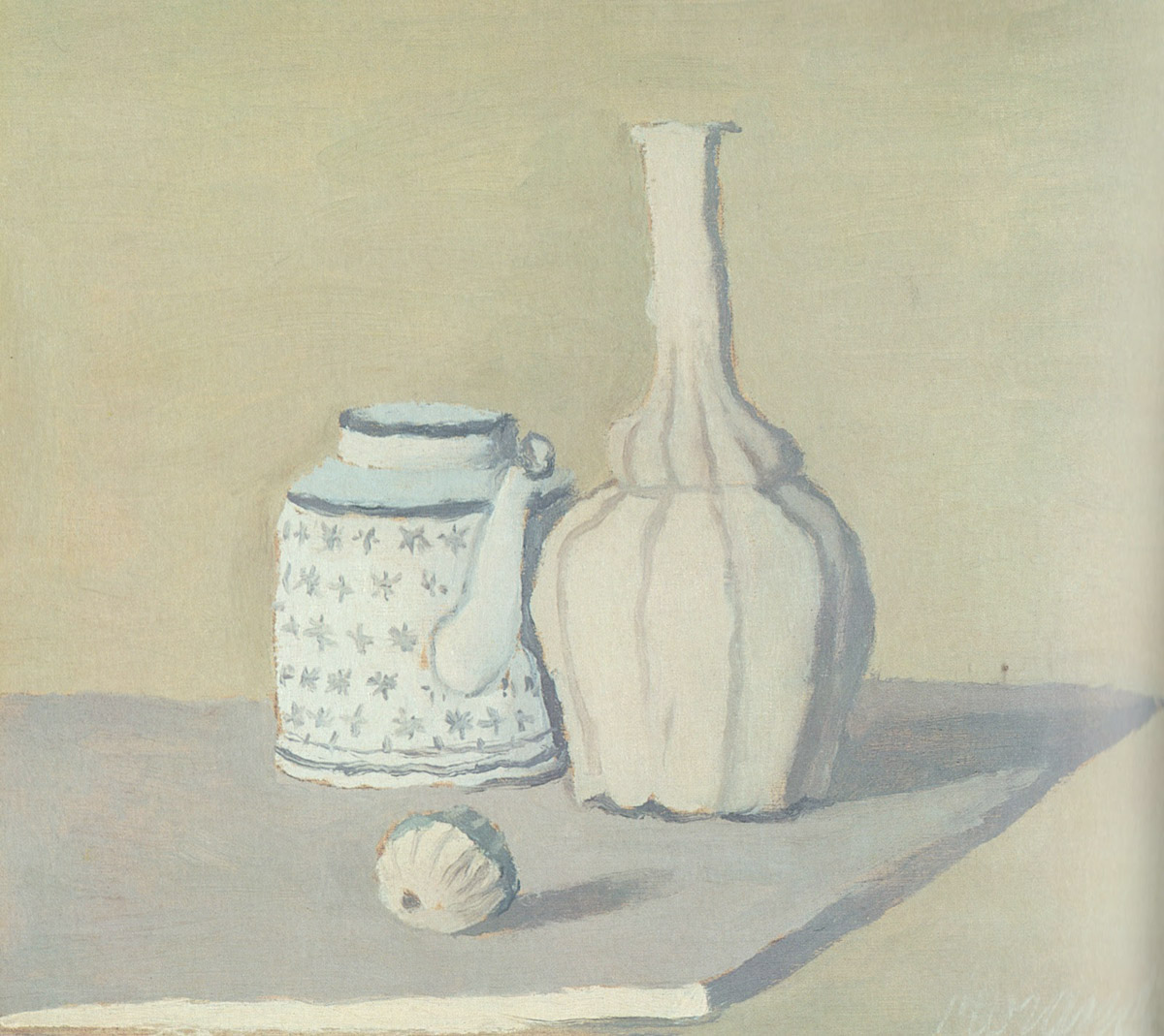 Giorgio Morandi, “Still Life”, oil on canvas