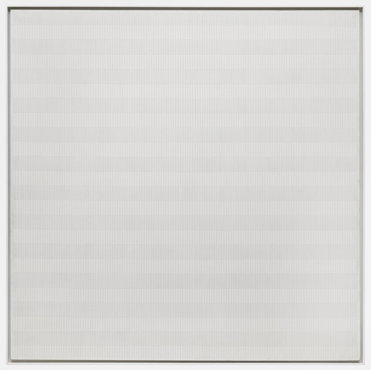 Agnes Martin, “The Tree”, oil on linen