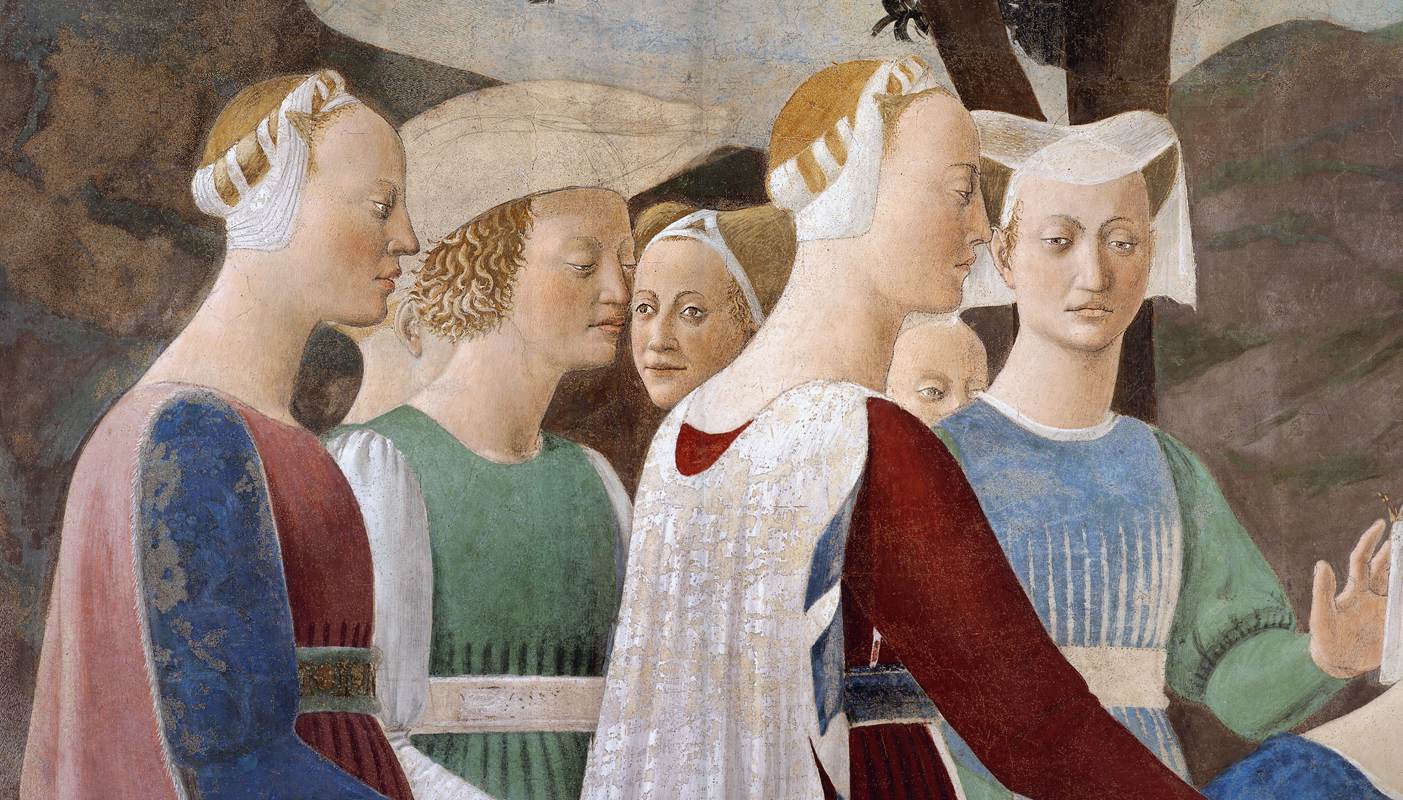 Piero Della Francesca, “Legend of the True Cross” (detail), fresco