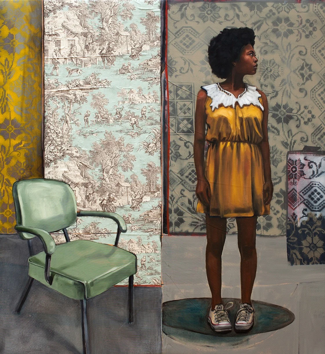 Susanne Mitchell, “Waiting for the Silence of the Ordinary”, oil on canvas