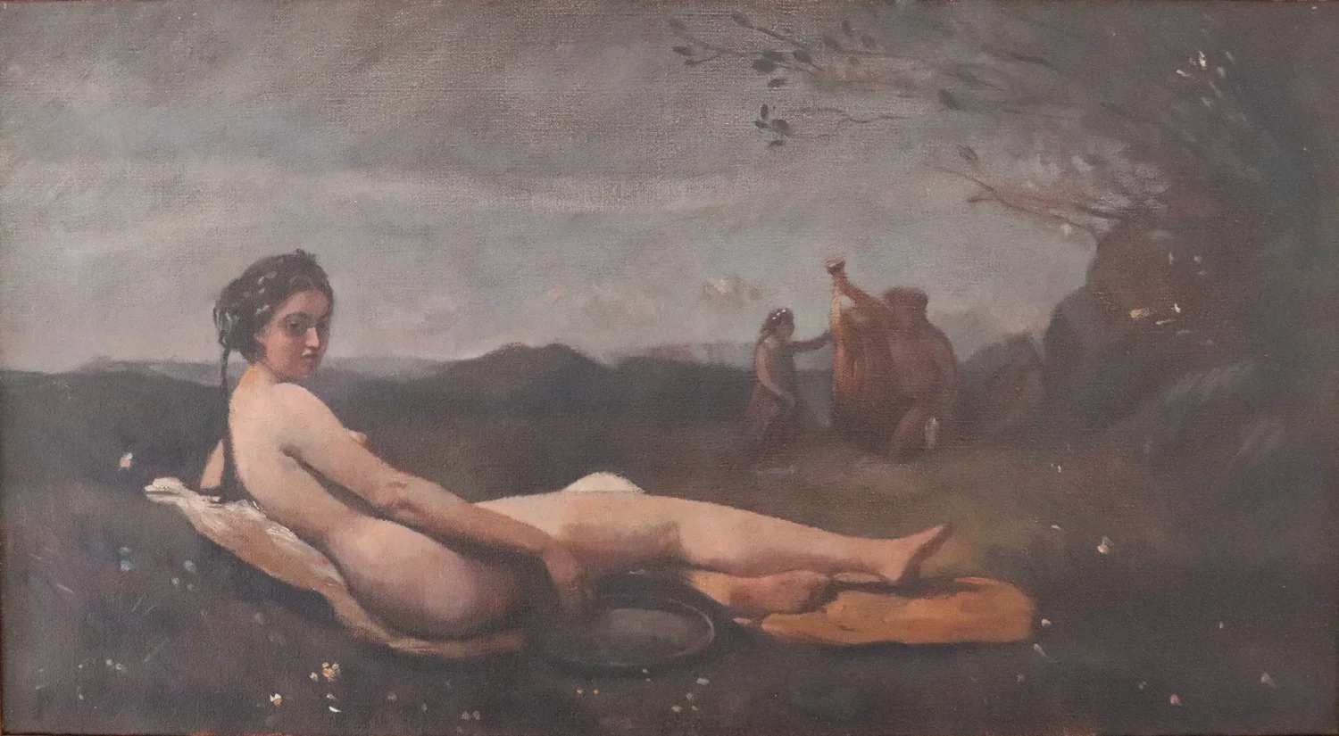 Susan Abbott, Copy of Corot’s ‘Repose’, oil on linen