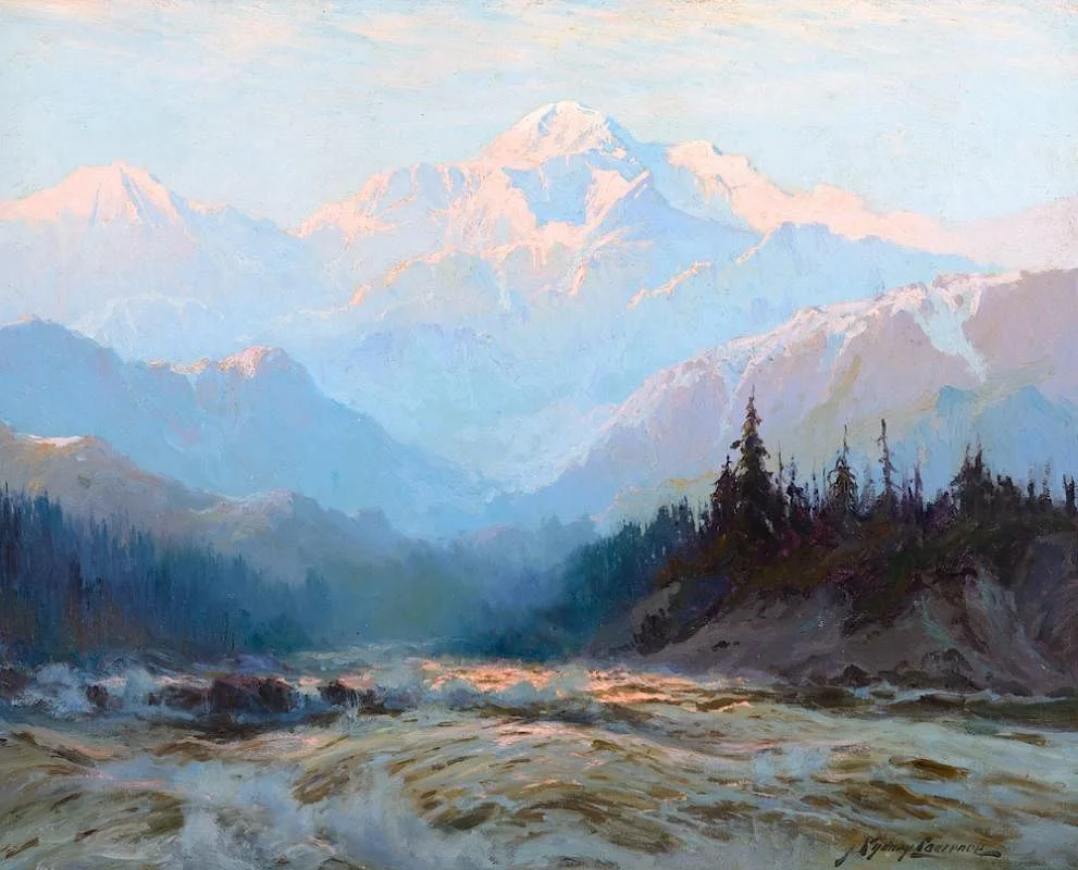 Sidney Lawrence, “Mt. McKinley”, oil