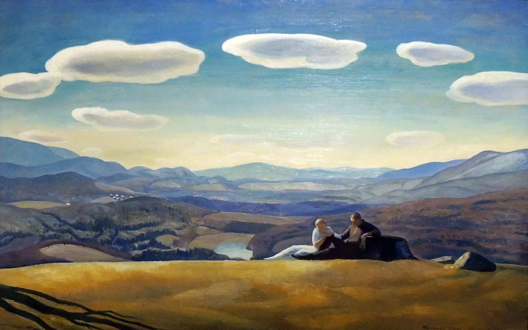 Rockwell Kent, “Nirvana”, oil