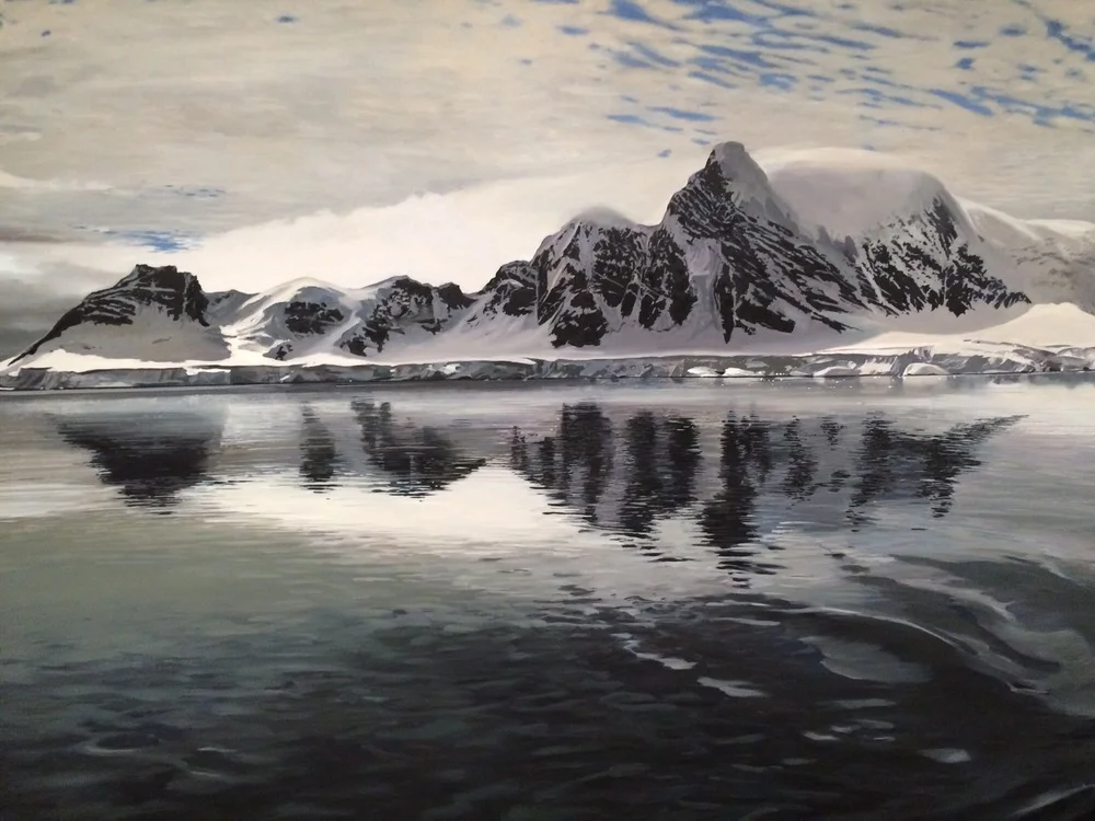 Richard Estes, “Antartica” (detail), oil