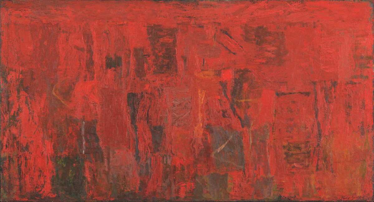 Philip Guston, “Red Painting”, oil