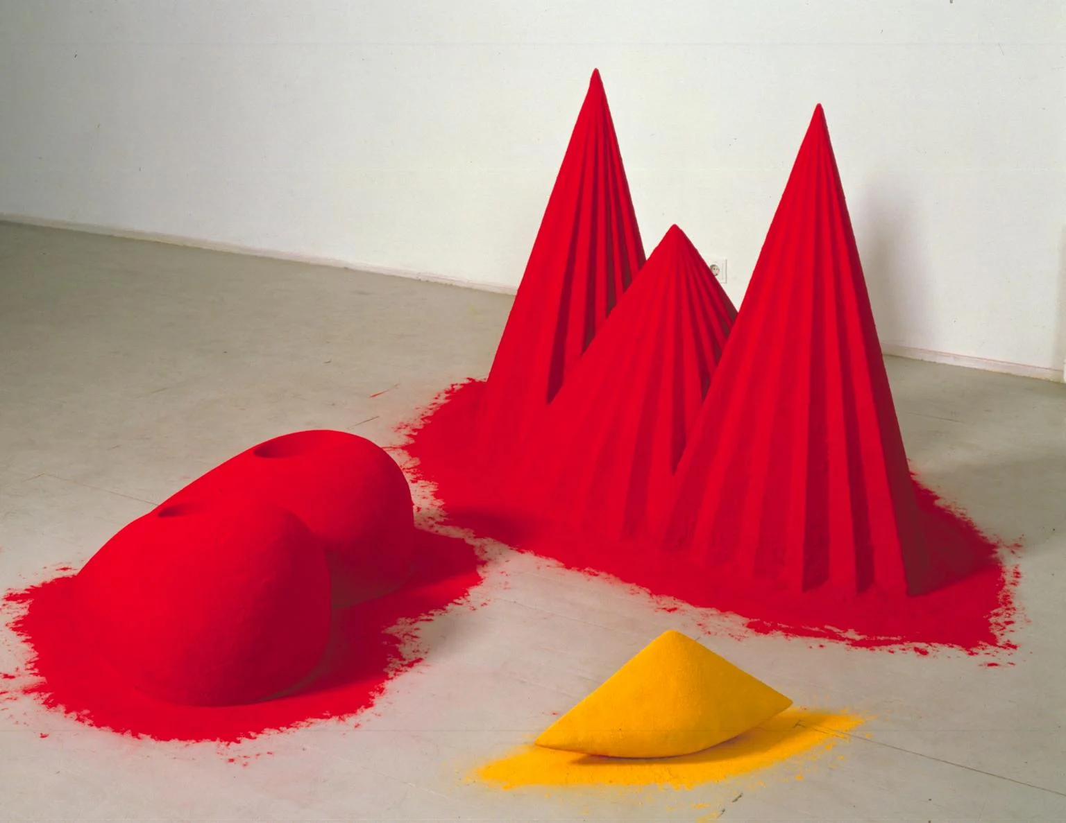 Anish Kapoor, “As if to Celebrate, I Discovered a Mountain Blooming with Red Flowers”, Pigment
