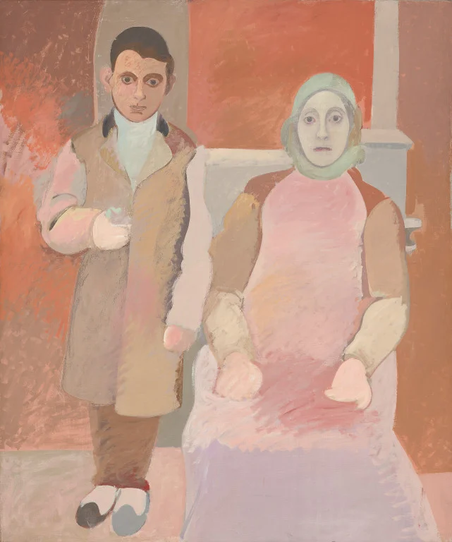 Arshile Gorky, “The Artist and his Mother, oil on canvas