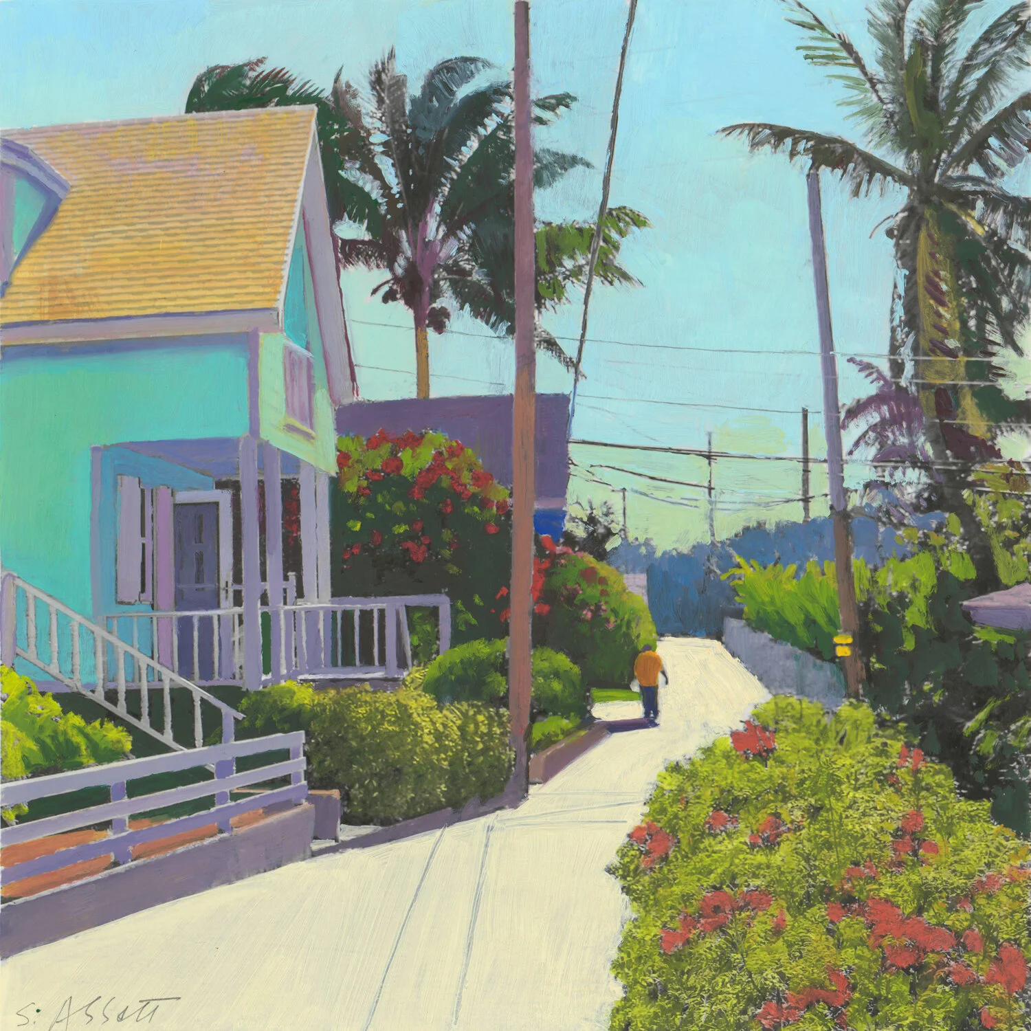  SOLD                                                                                                   "Down the Sidewalk"    