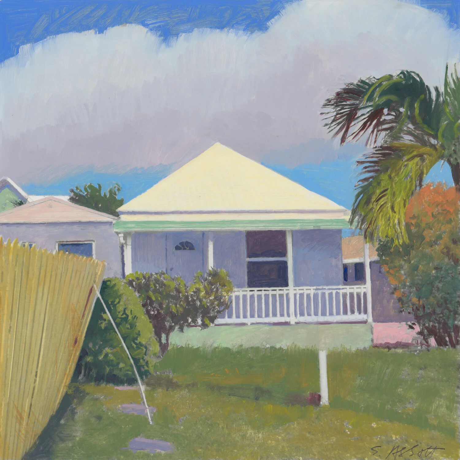 "Little House and Fence"