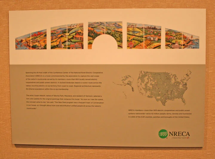 NRECA Mural installed