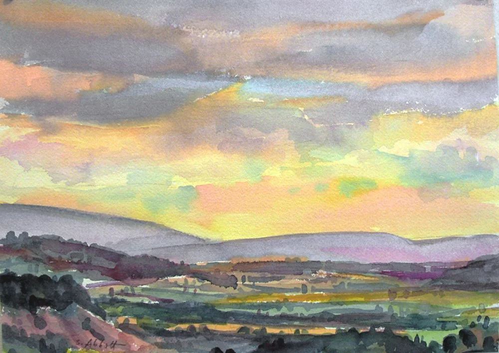 "Storm over the Valley, Provence"