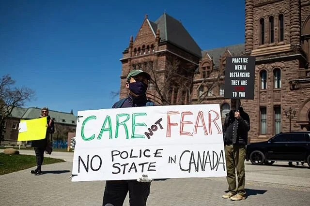 On Saturday, about 200 people gathered at Queen's Park to protest lockdown measures that have closed businesses and services during the coronavirus pandemic. During his daily press conference Ford called the protestors &quot;a bunch of yahoos,&quot; 