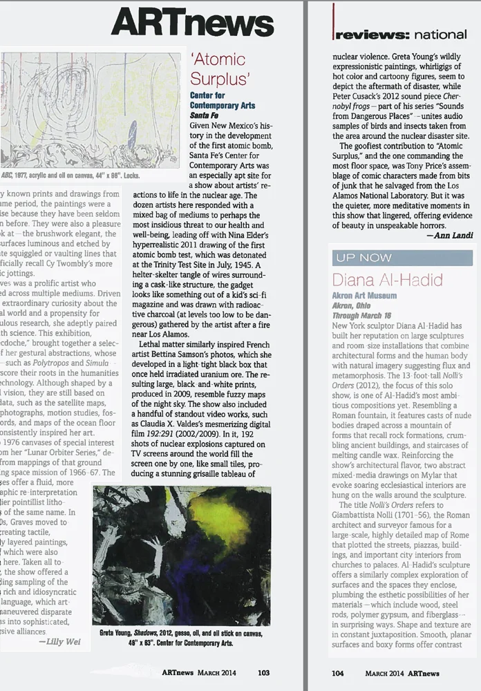 ARTnews March, 2014