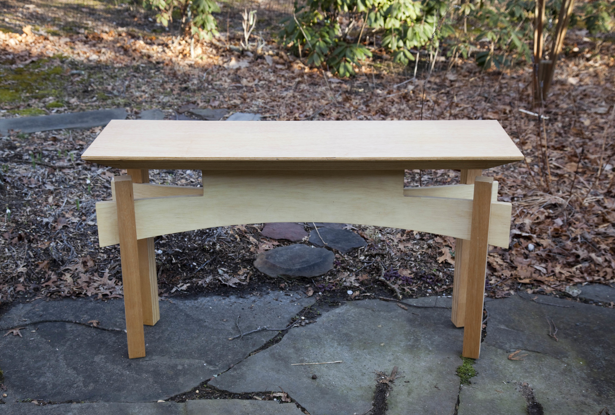 Plywood sideboard table by valebruck.com