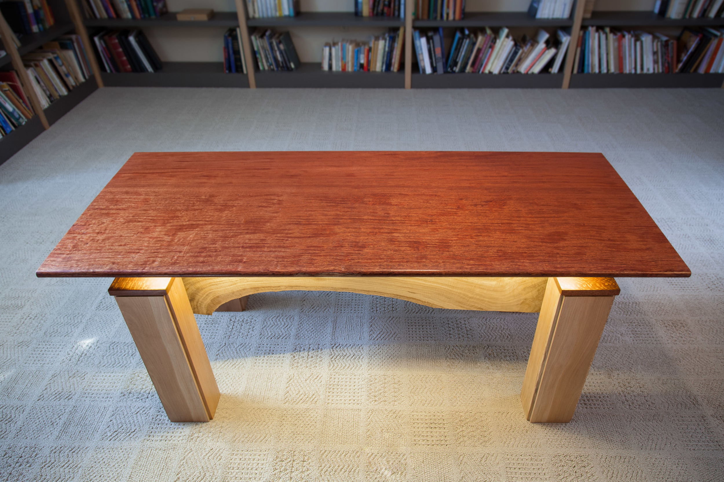 Bubinga office desk by valebruck.com