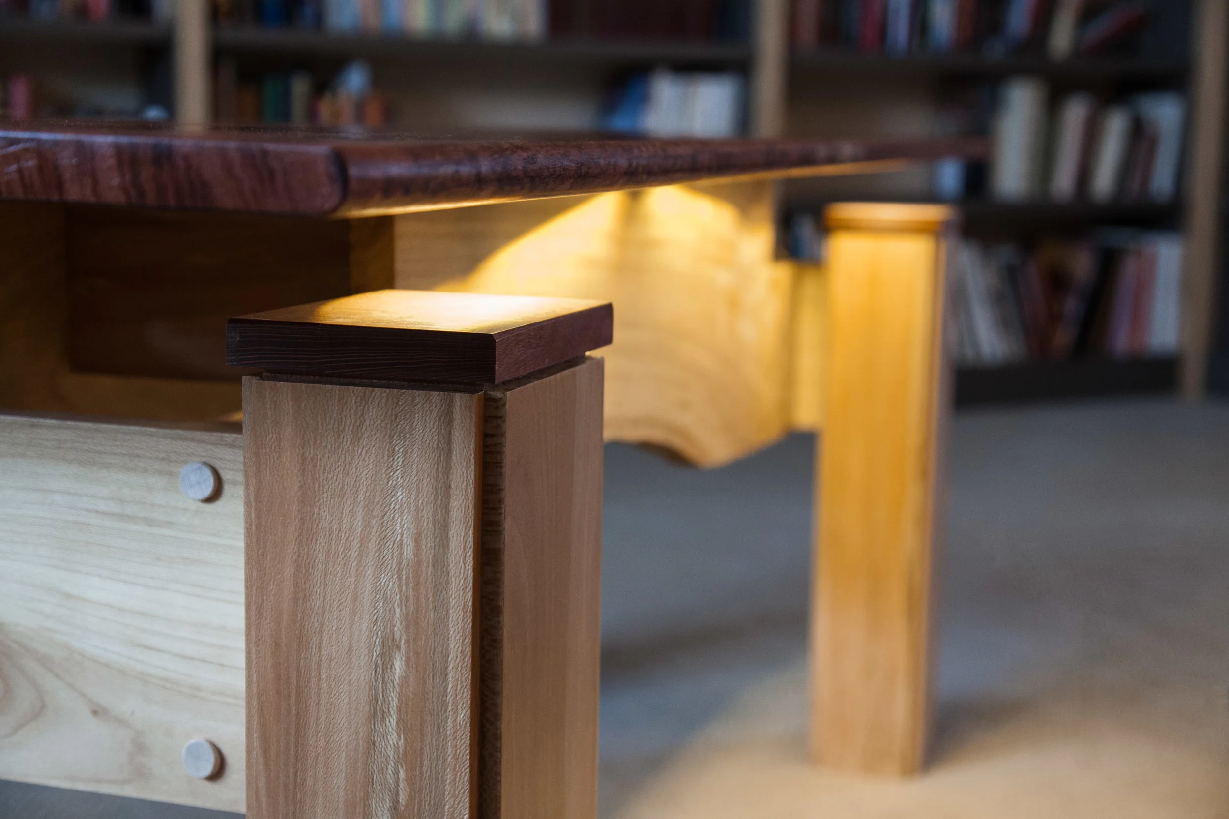 Bubinga office desk by valebruck.com