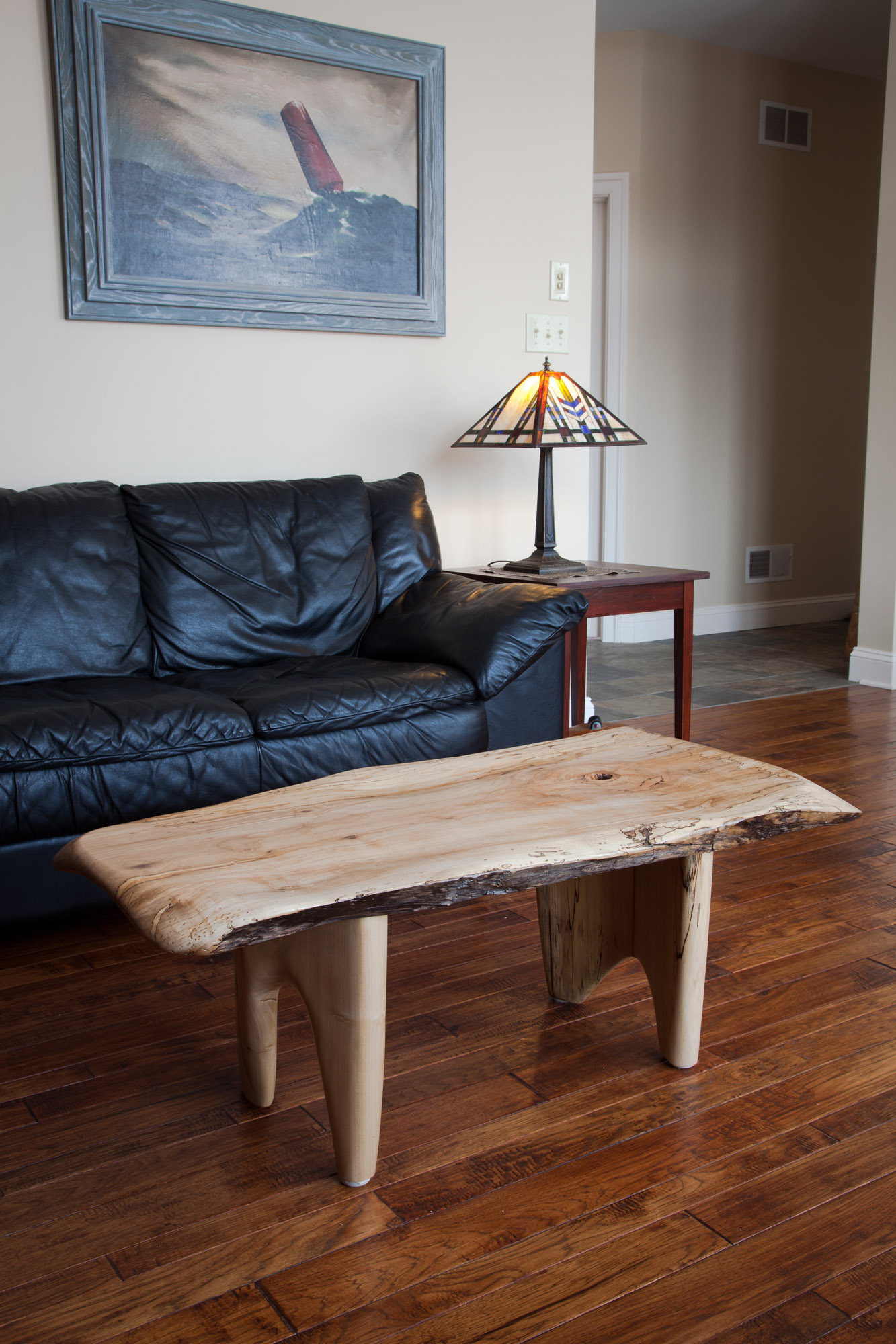 Spalted Maple "driftwood" coffee table by valebruck.com