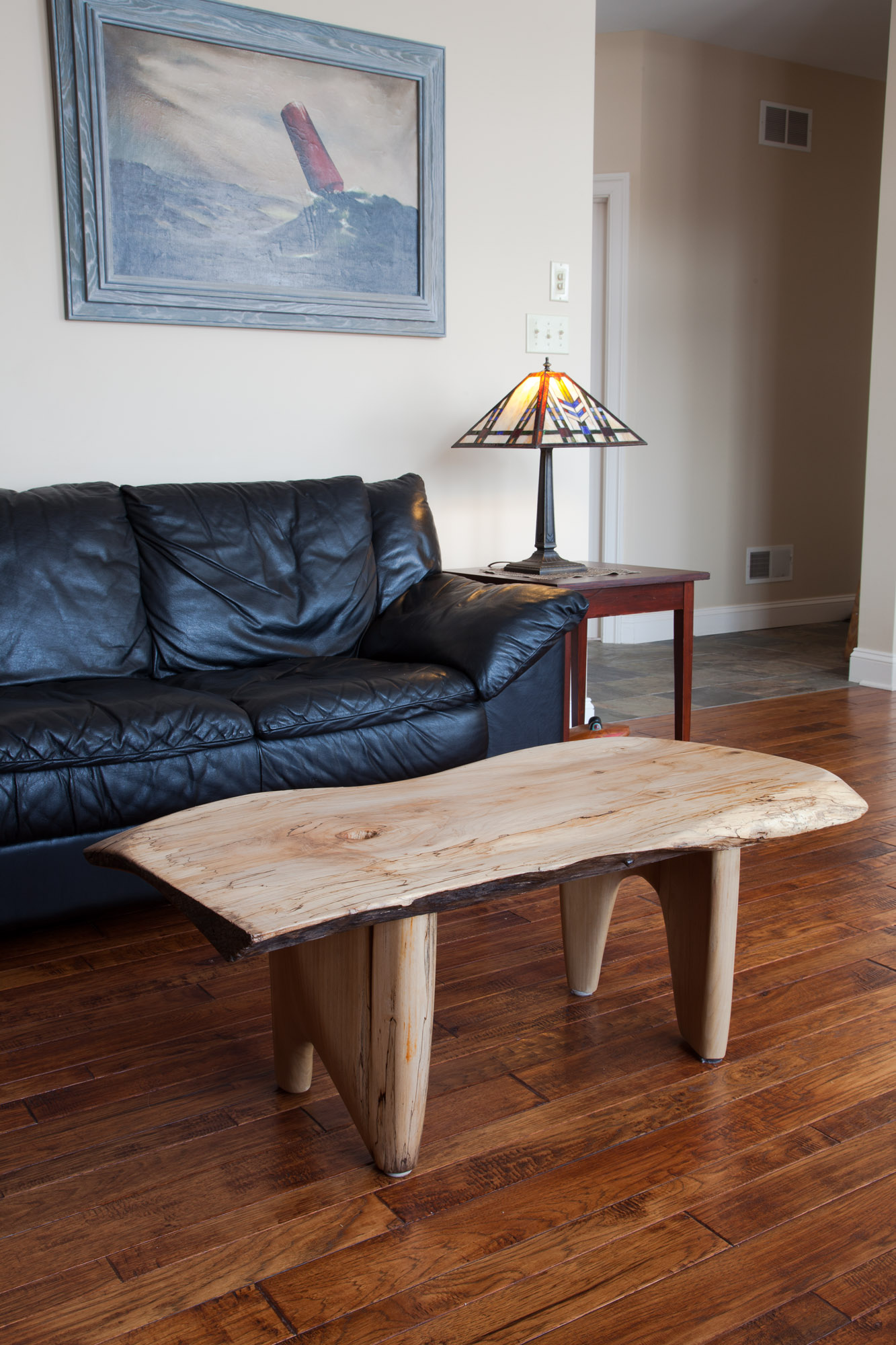 Spalted Maple "driftwood" coffee table by valebruck.com