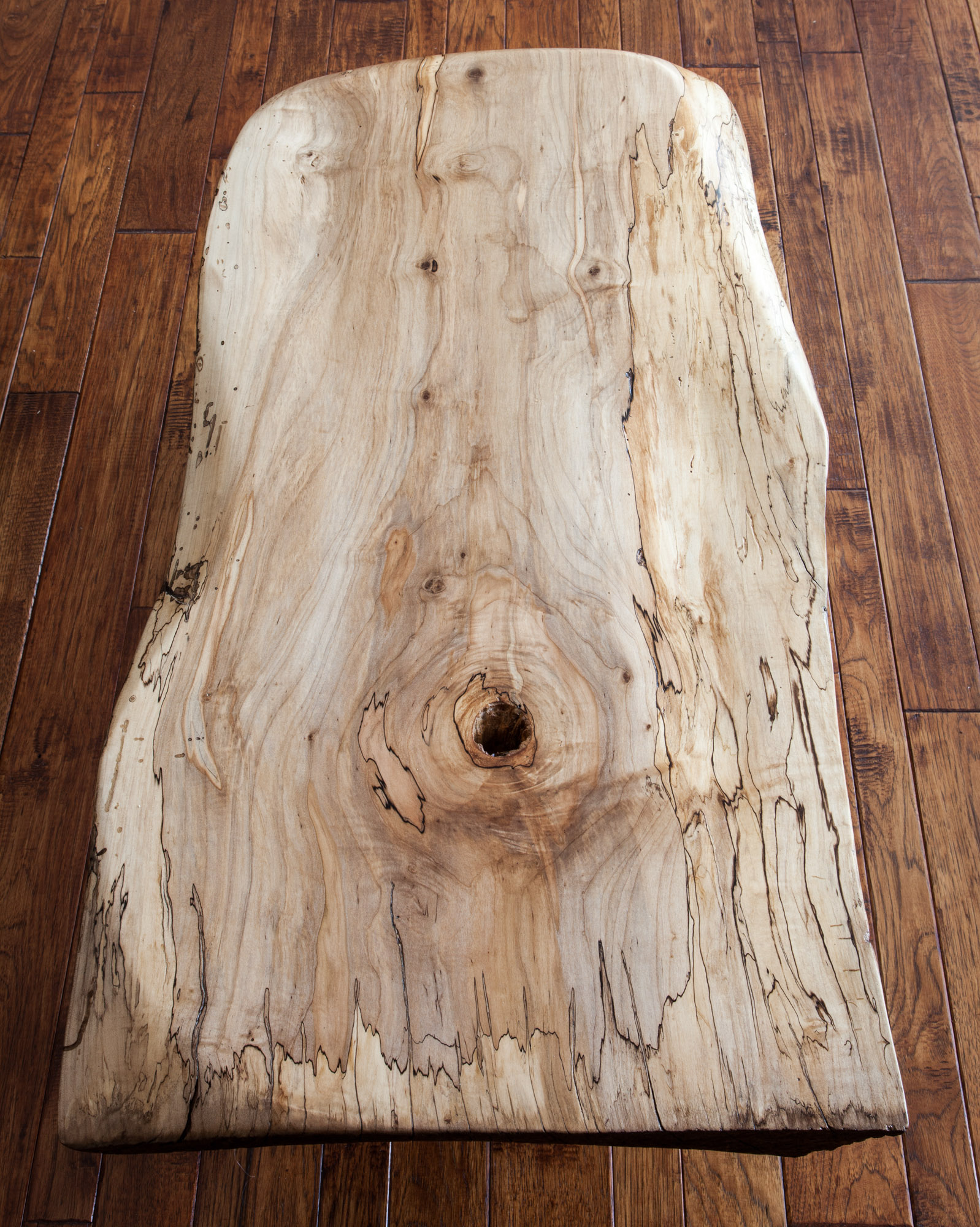 Spalted Maple "driftwood" coffee table by valebruck.com