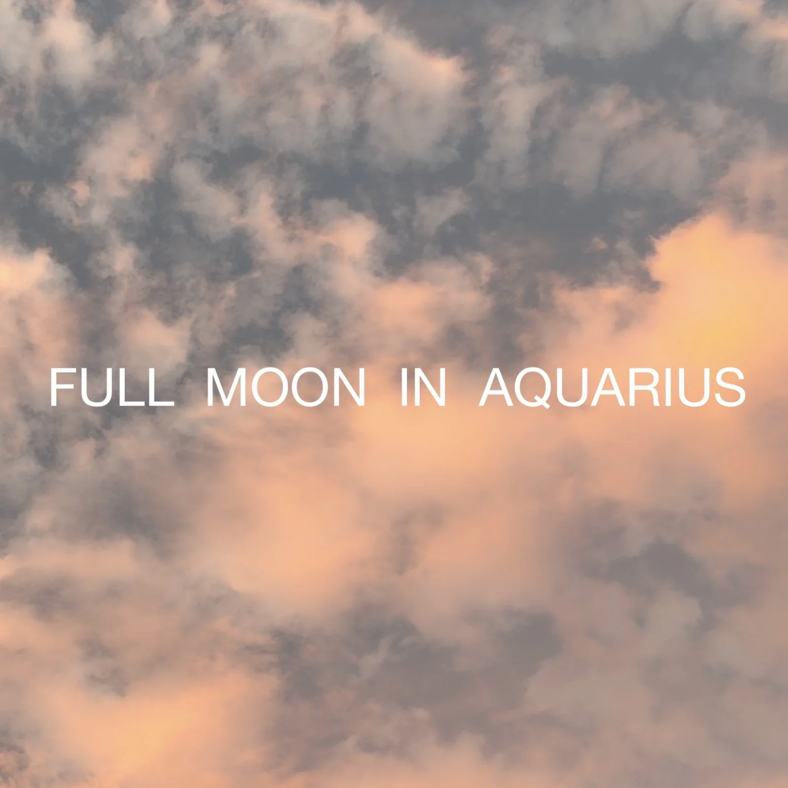 EGG FOR THE FULL MOON IN AQUARIUS