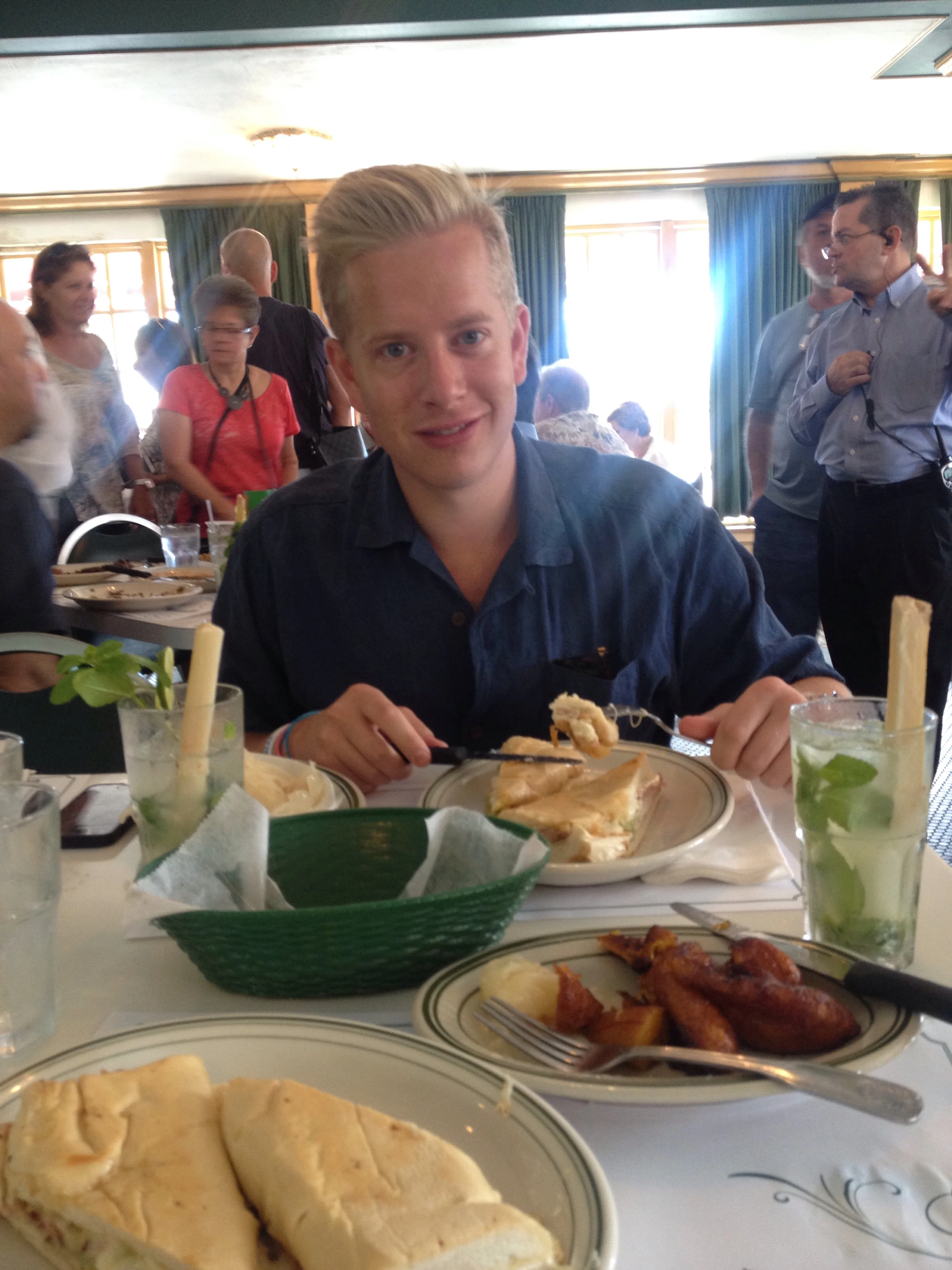 Typical Cuban sandwiches and fried sweet plantain. Quick late lunch at one of the more hyped places in spread out Little Havanna. Carb-intense!
