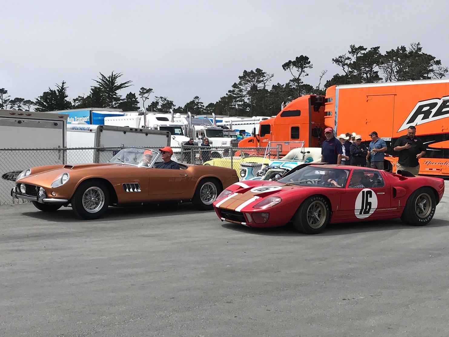 The two coolest cars headed to the show field