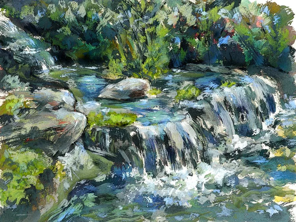 Bishop’s Lodge Waterfall Study 2