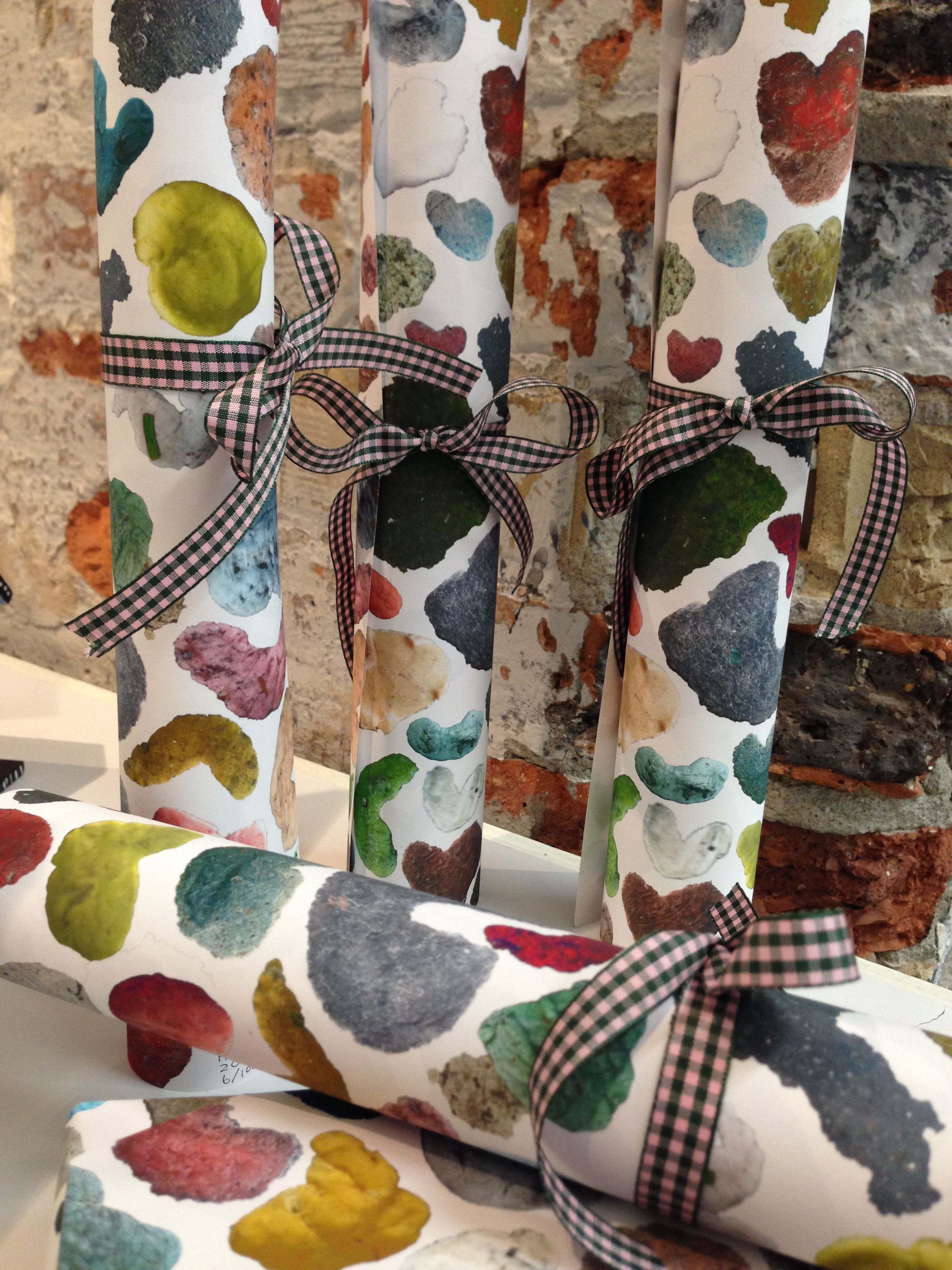 GumHearts wrapping paper