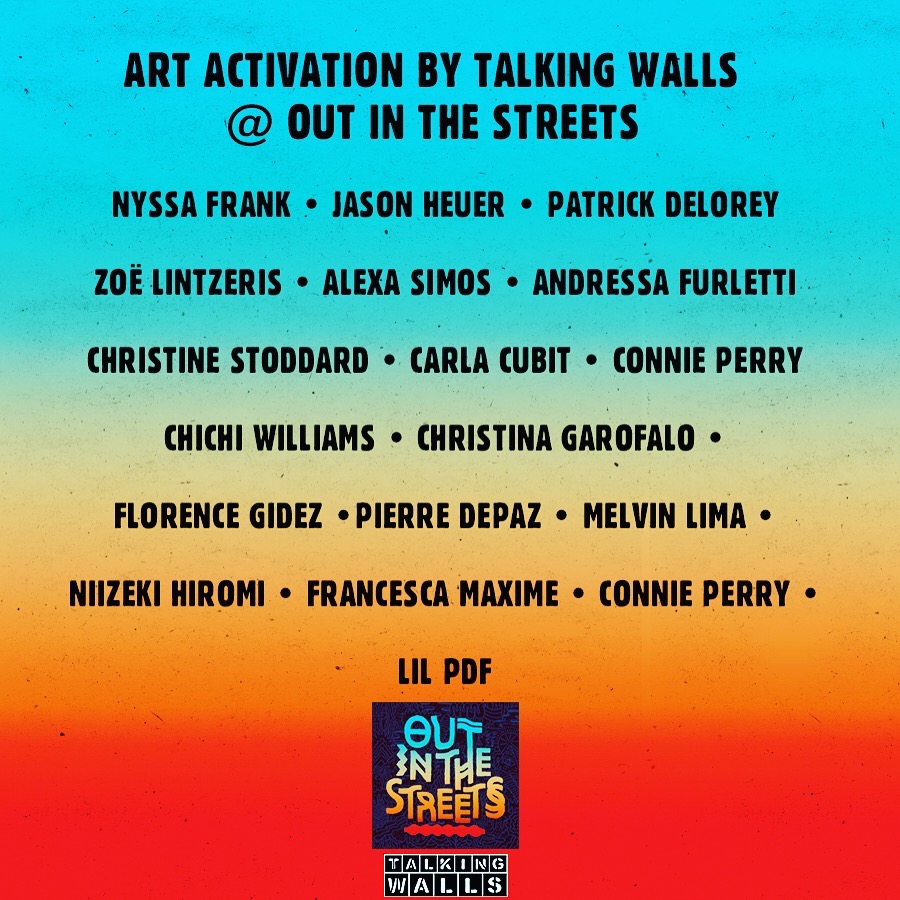 Out In The Streets Music and Art Festival July 16 + 17.