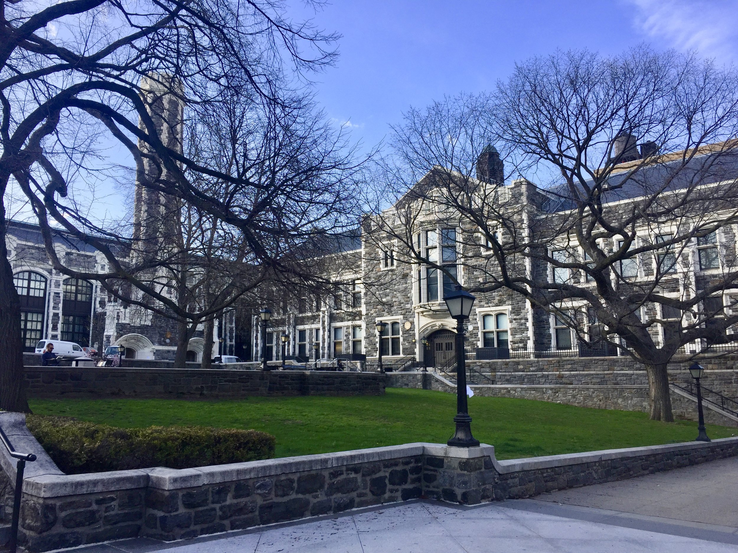 The City Collage of New York has a beautiful campus. 