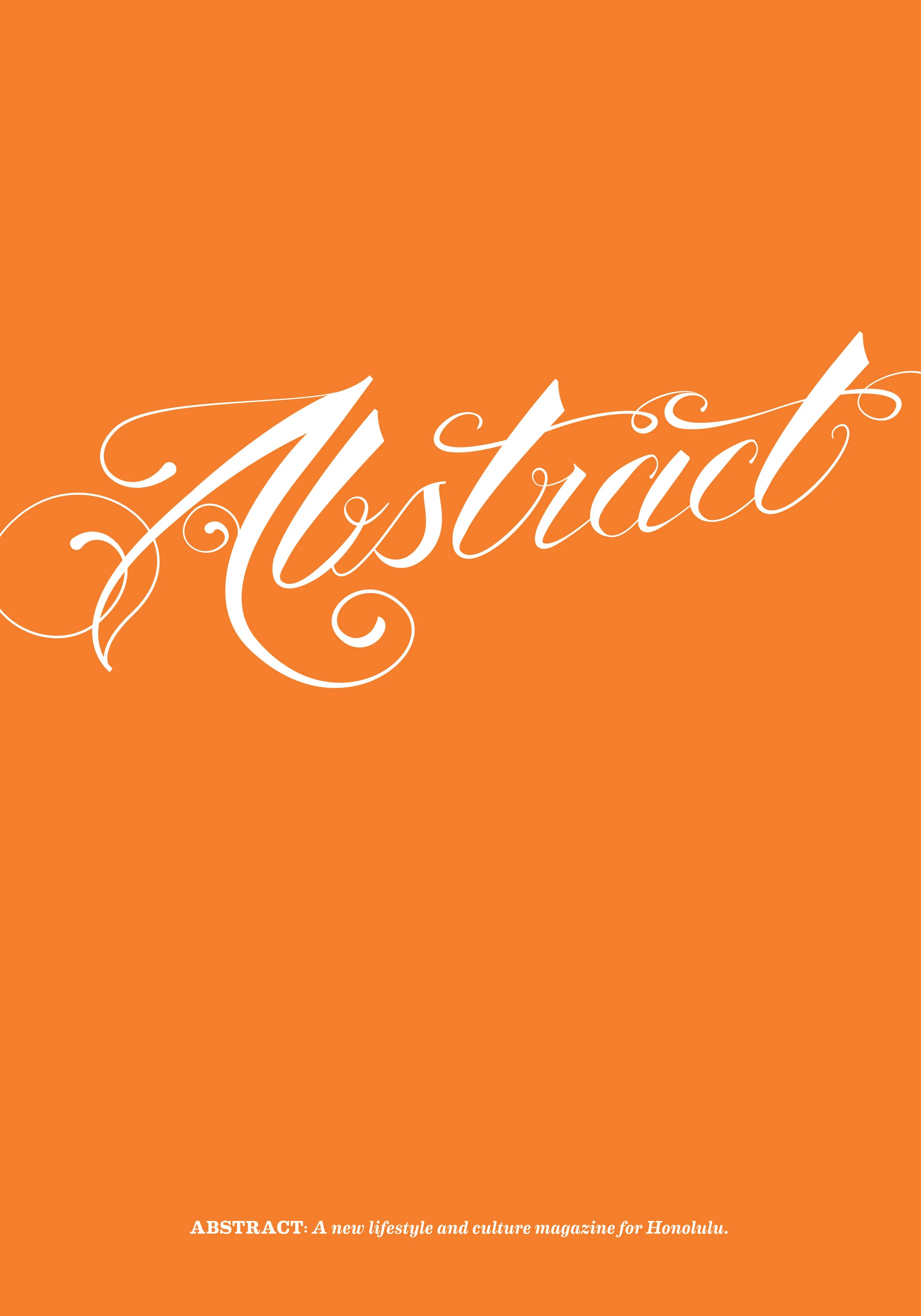 Abstract Issue 2: "Hardcore Honolulu"