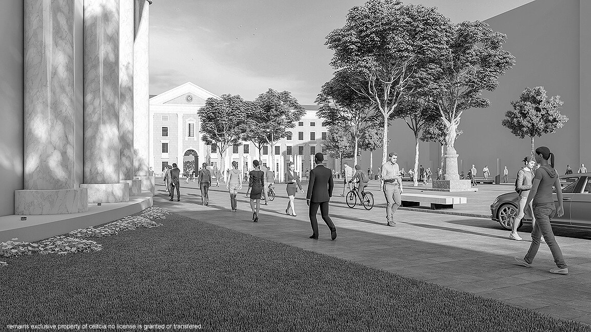 College Green Plaza tree option