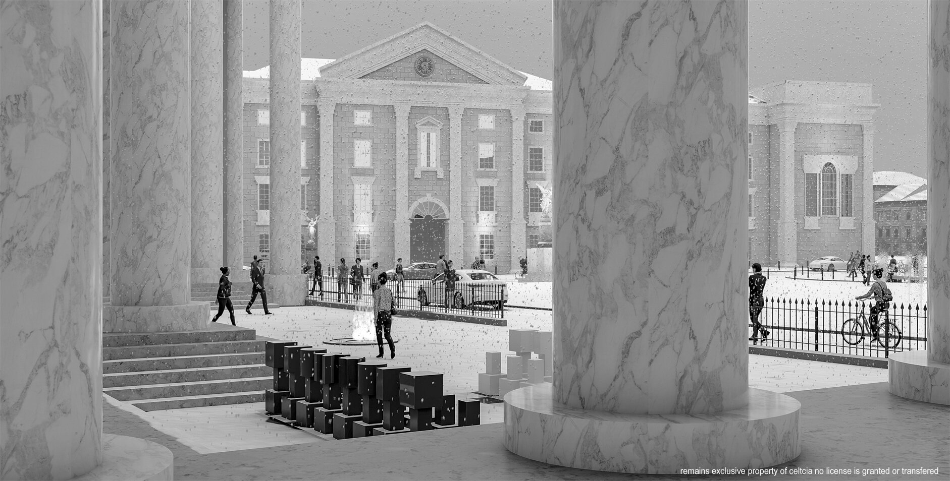 College Green Plaza, Dublin, Ireland 2021