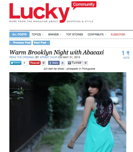 Lucky Mag Community , May 2013