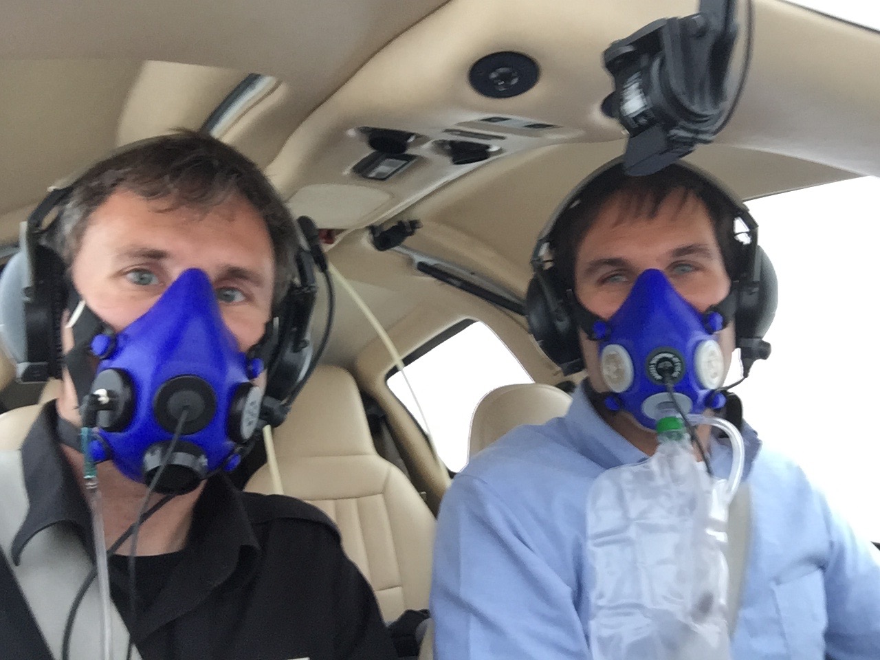 Cruising at FL250 in a Columbia 400 - 215 knots true at 16 GPH
