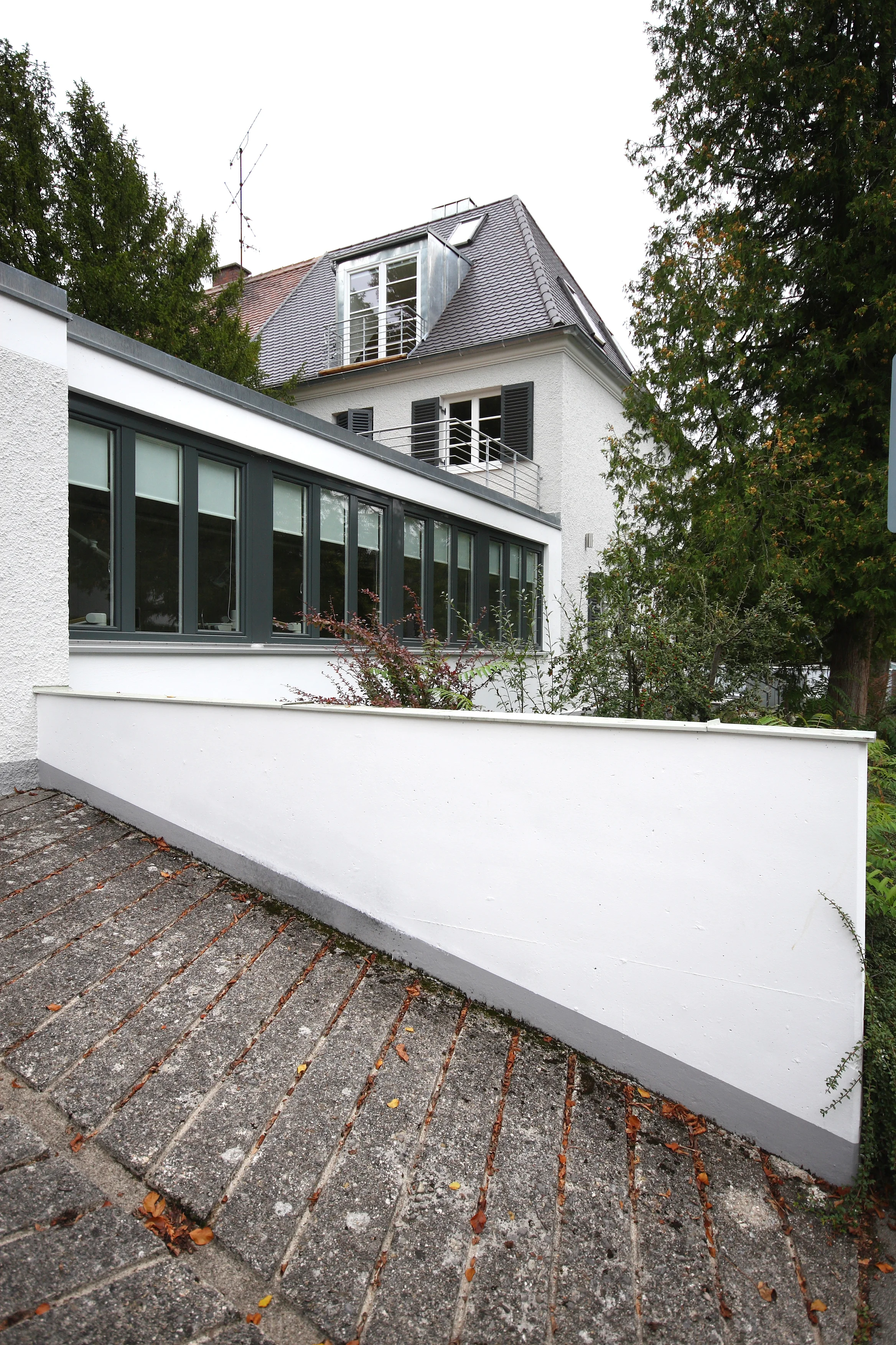 Umbau eines Reihenendhauses mit kieferorthopädischer Praxis, München-Harlaching, 2009