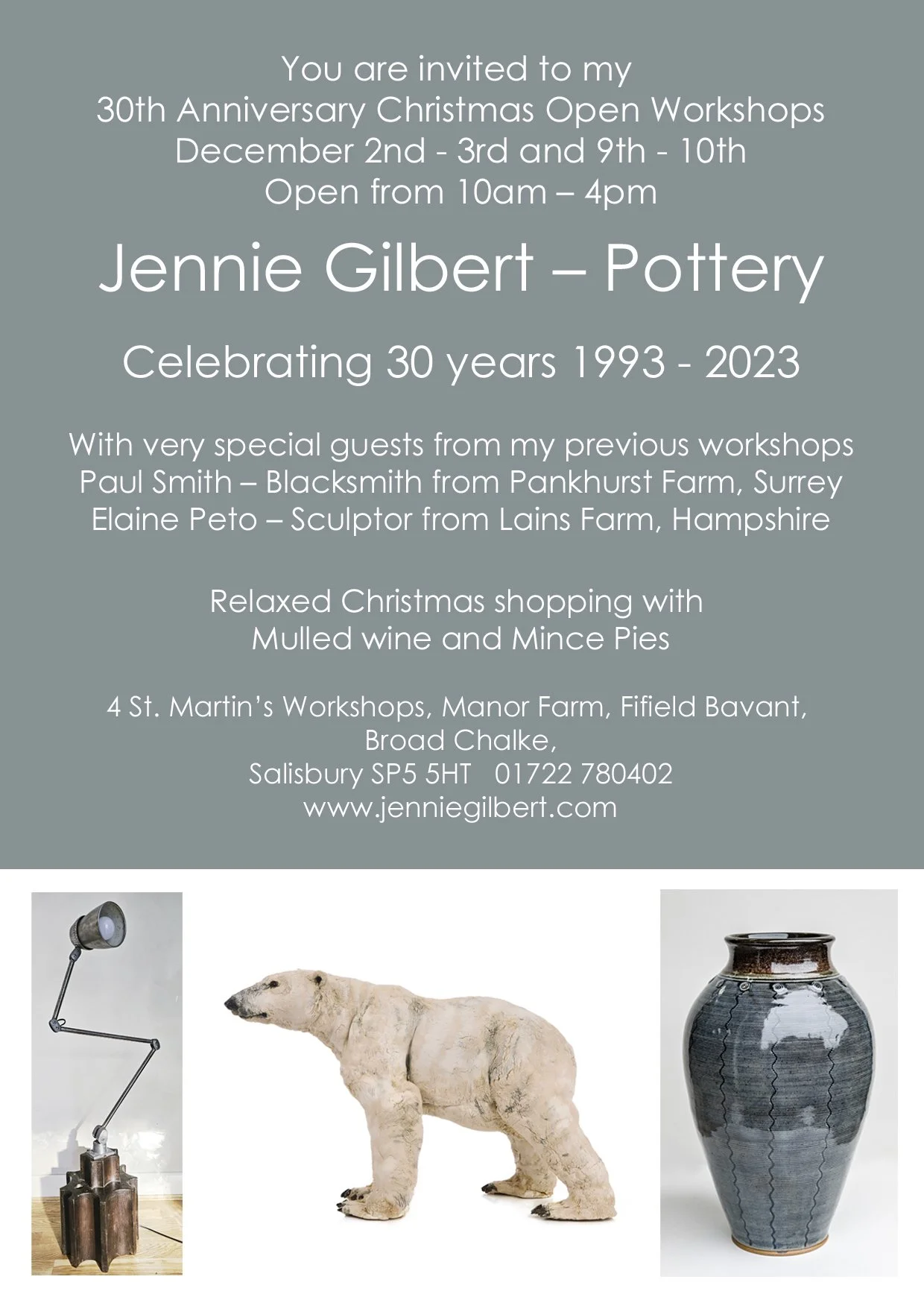 Jennie Gilbert's 30th Anniversary Open Workshop Weekends