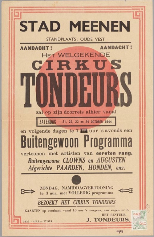 Circus Tondeurs, 1944 