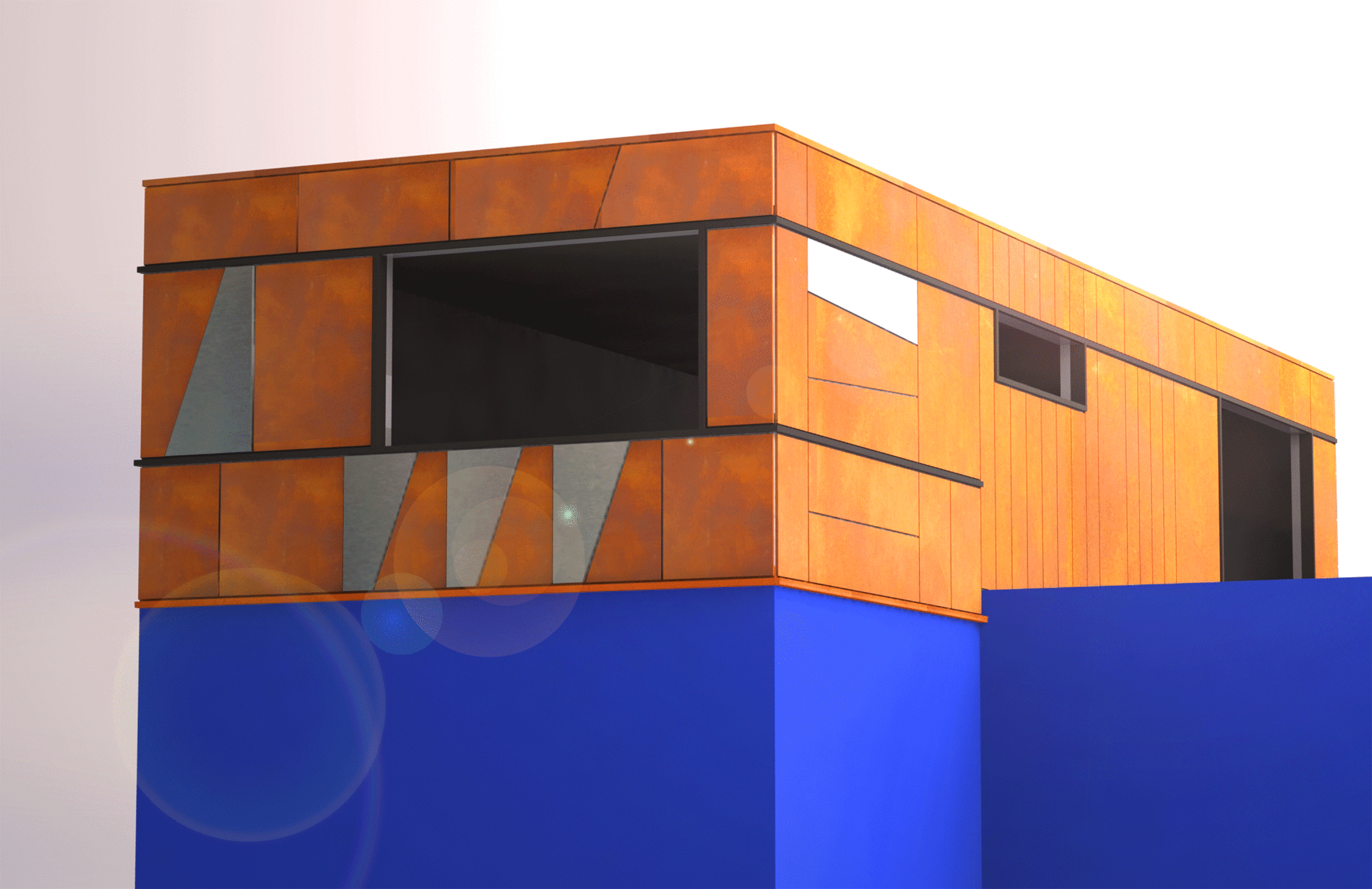 RENDERING EAST WALL