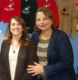  DEBBIE (MÃE) E JULIA (MADRASTA)/ARQUIVO PESSOAL