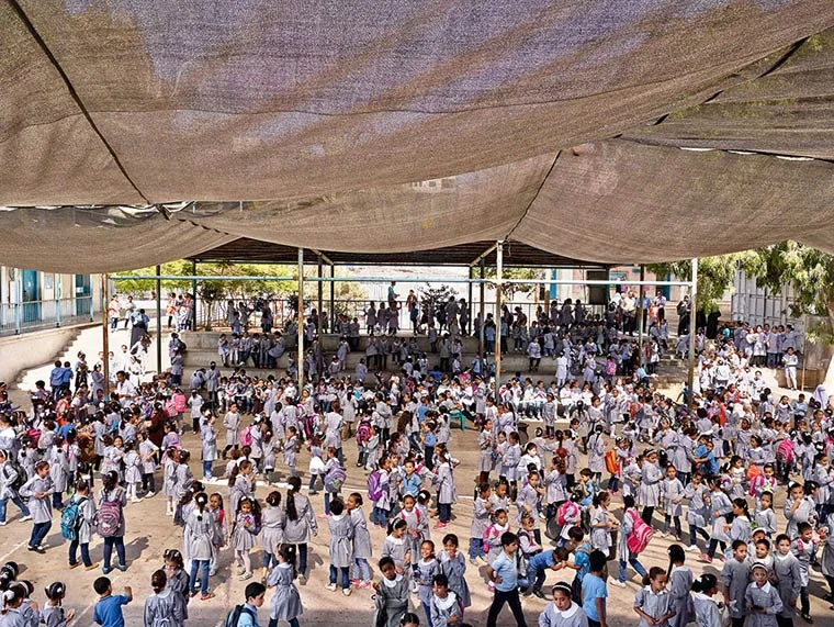 Maamounia Elementary Rhimal Area, Gaza City, Gaza (James Mollison)