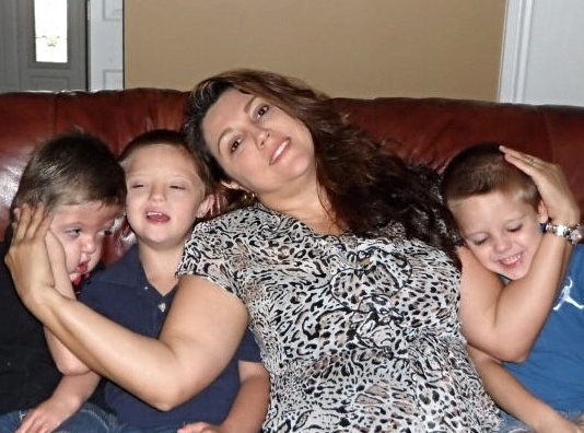 Nicholas, Steven, Valquíria e Tyler (Foto: Arquivo de Família).